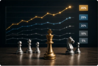 Análisis competitivo para conocer la posición de empresas dentro del mercado