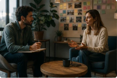 Entrevistas en grupos reducidos utilizadas para profundizar en percepciones y experiencias de los participantes